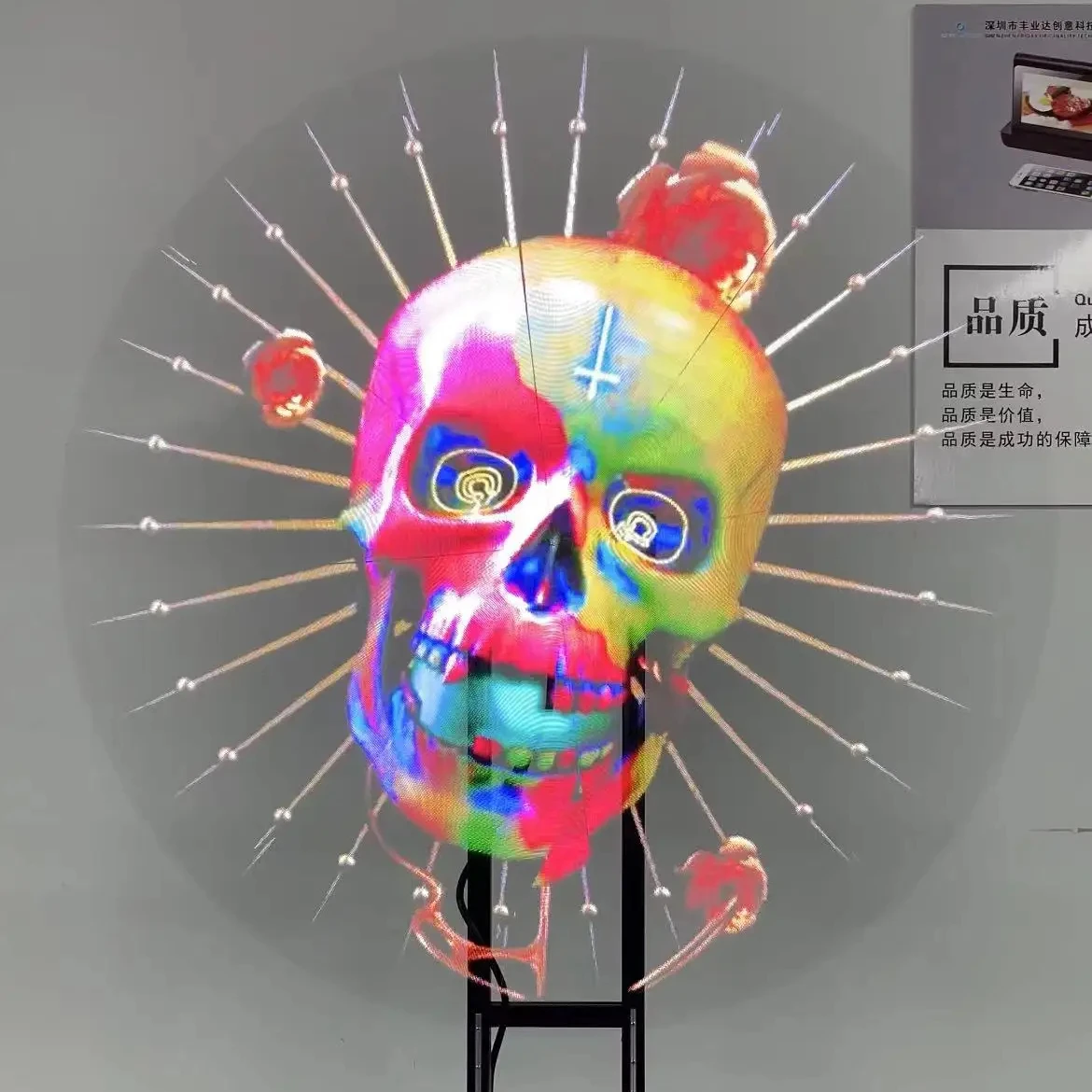 

Innovative APP control Led 3d Hologram Advertising Holographic Fan Display Equipment 3d Indoor Hologram led Fan