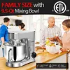 Stand Mixer, 9.5 Qt. 660W 10-Speed Electric Kitchen Mixer with Dishwasher-Safe Dough Hooks, Flat Beaters, Wire Whip 5