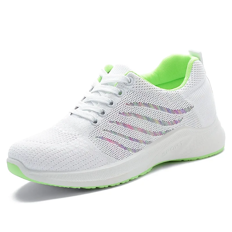 2023 New Women Sneakers Spring Summer Mesh Breathable Sport Shoes Female Leisure Walking Shoes Non Slip Mom Sneakers Comfortable