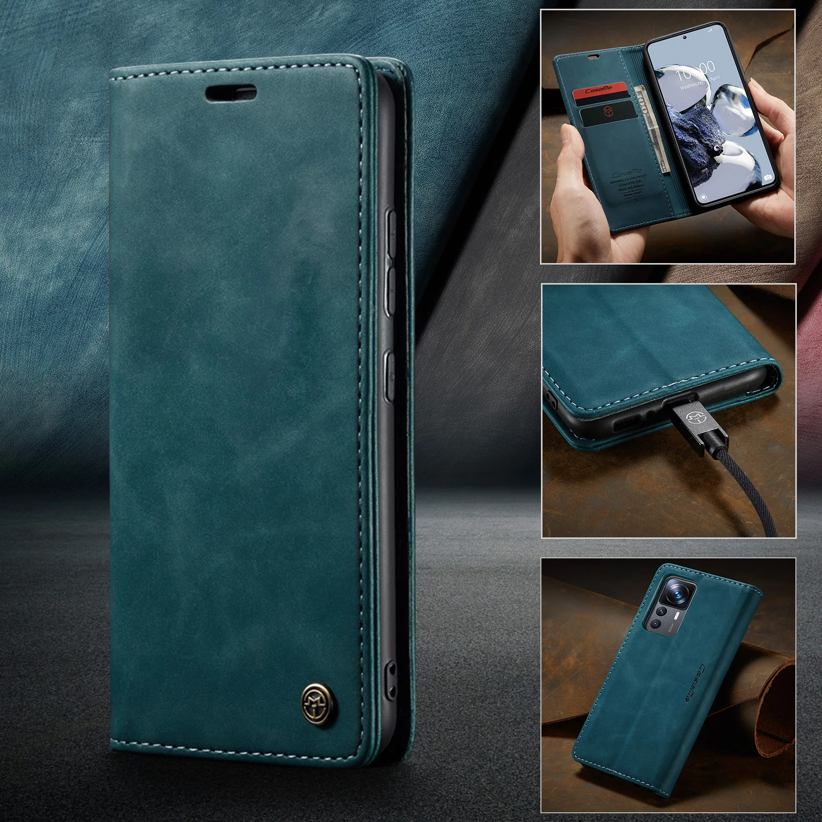 

Чехол-книжка с магнитом для Xiaomi POCO M6 PRO