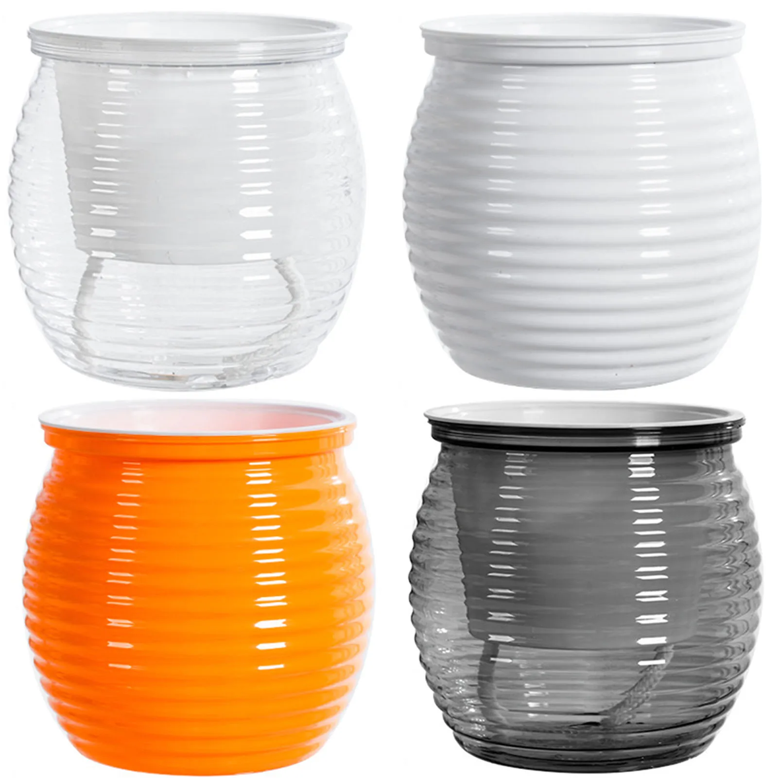 

Цветочный горшок со спиральным рисунком для дома и улицы