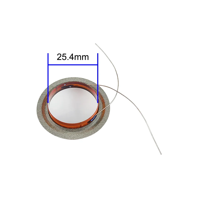 Ghxamp 25.4 mm Importado Cerâmica Metal Matrix Diafragma 25.5 Núcleo Treble Voz Bobina Silk Borda Single-side Saída para Jbl A026ts 2pc - Image 3
