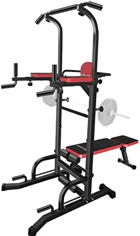 

Силовая станция с приседанием, регулируемая станция для тренировок, домашнее оборудование для силовых тренировок, 440 фунтов