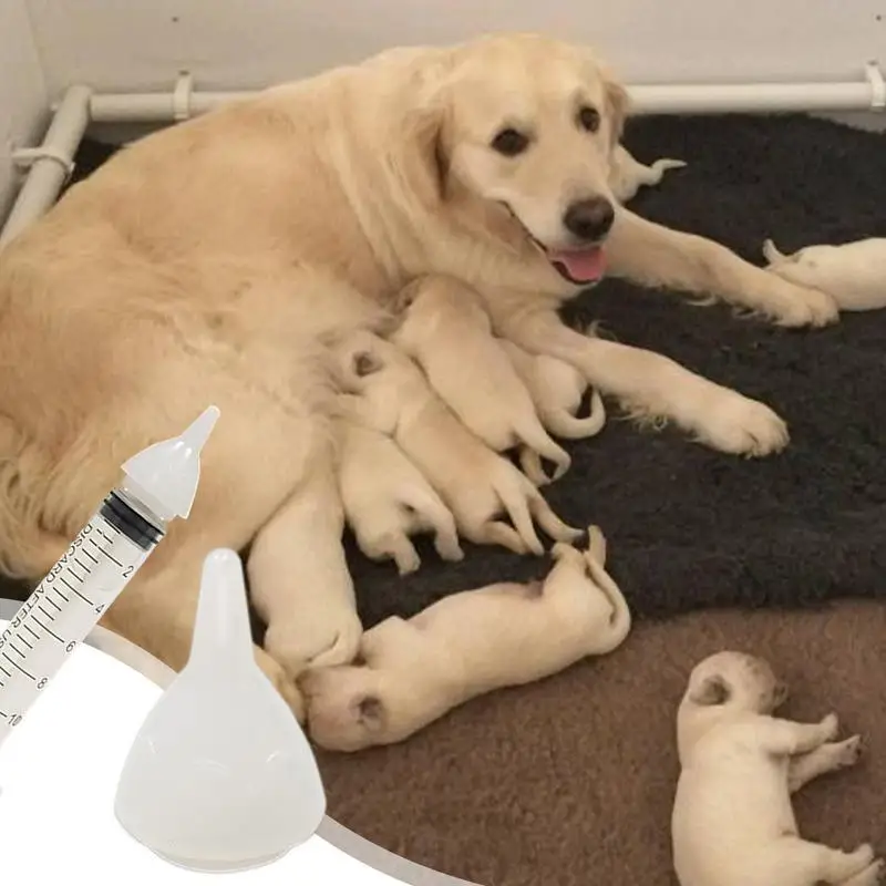 

Kitten Nipples For Feeding Bionic Design Silicone Pet Milk Universal Matching Syringe Nipple For Kittens Puppies Small Animals