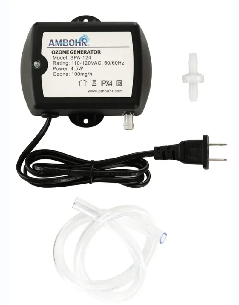 

For AMBOHR SPA-124 110V 100mg US plug for Cold Plunge Water Filter Ozone Generator For Spa