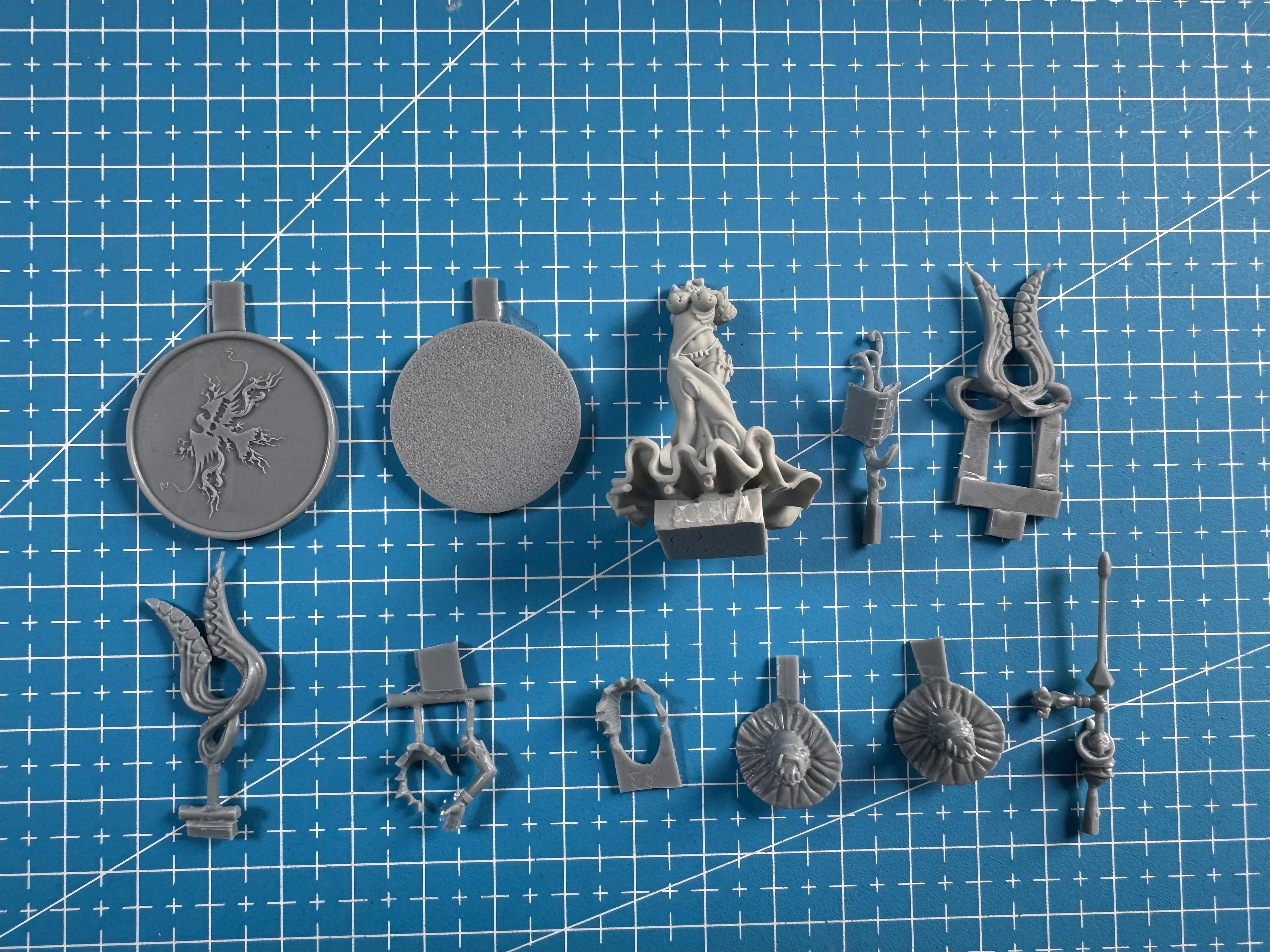 40mm 주조 수지 모델 조립 키트, GK, 수지 마녀, 도색되지 않음, 조립이 필요함