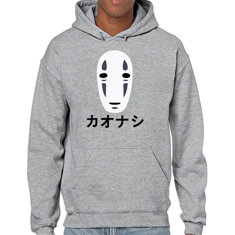 

Japanese Anime No Face Man Graphic Mens Hoodies High Quality Cotton Women Pullover Men Hooded Sweatshirts Male Hip Hop Hoody