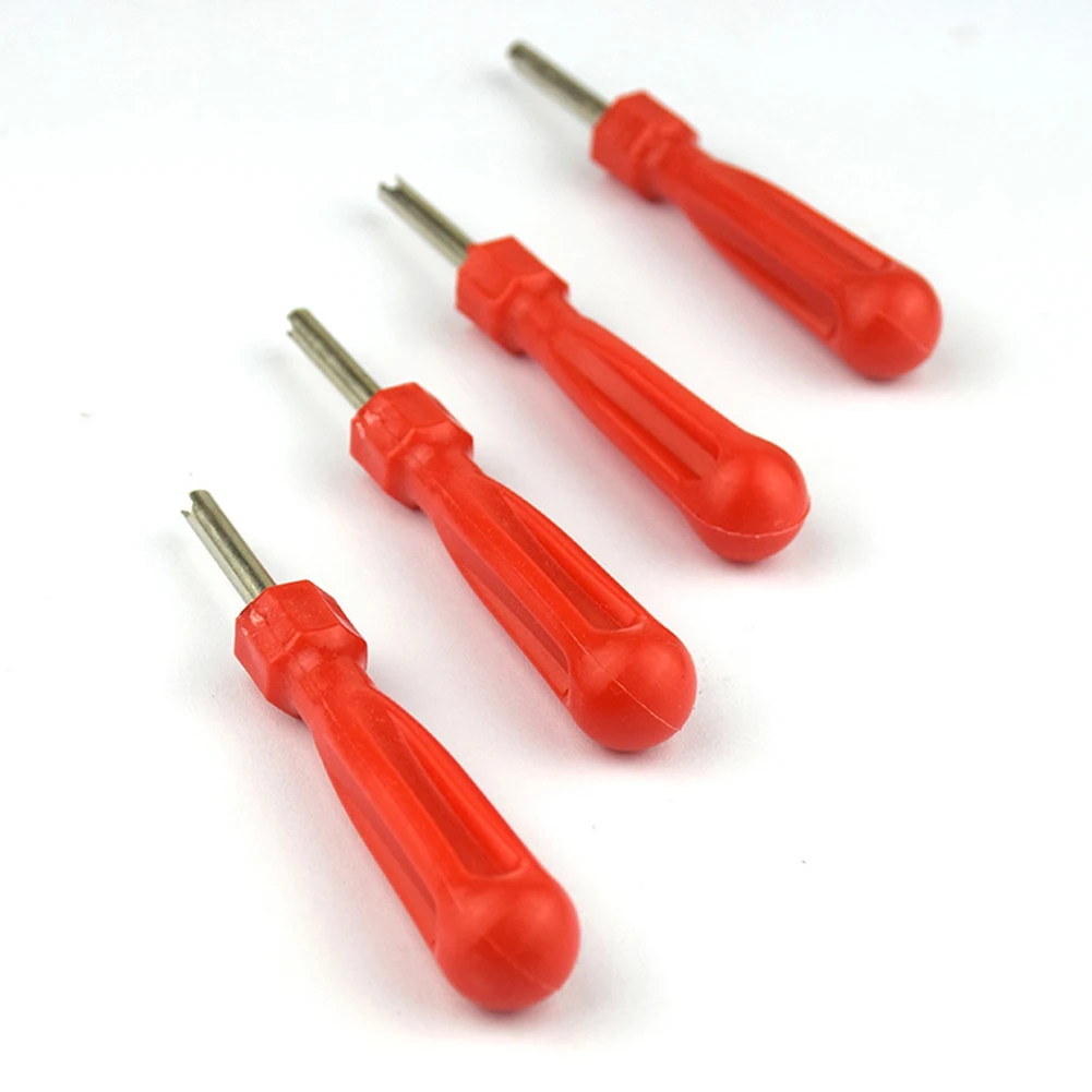 

2pcs Tire Repair Tool Single Head Red Accessories Fit Car Tyre Valve Stem Core Remover Repair Tool Auto Replacement Parts