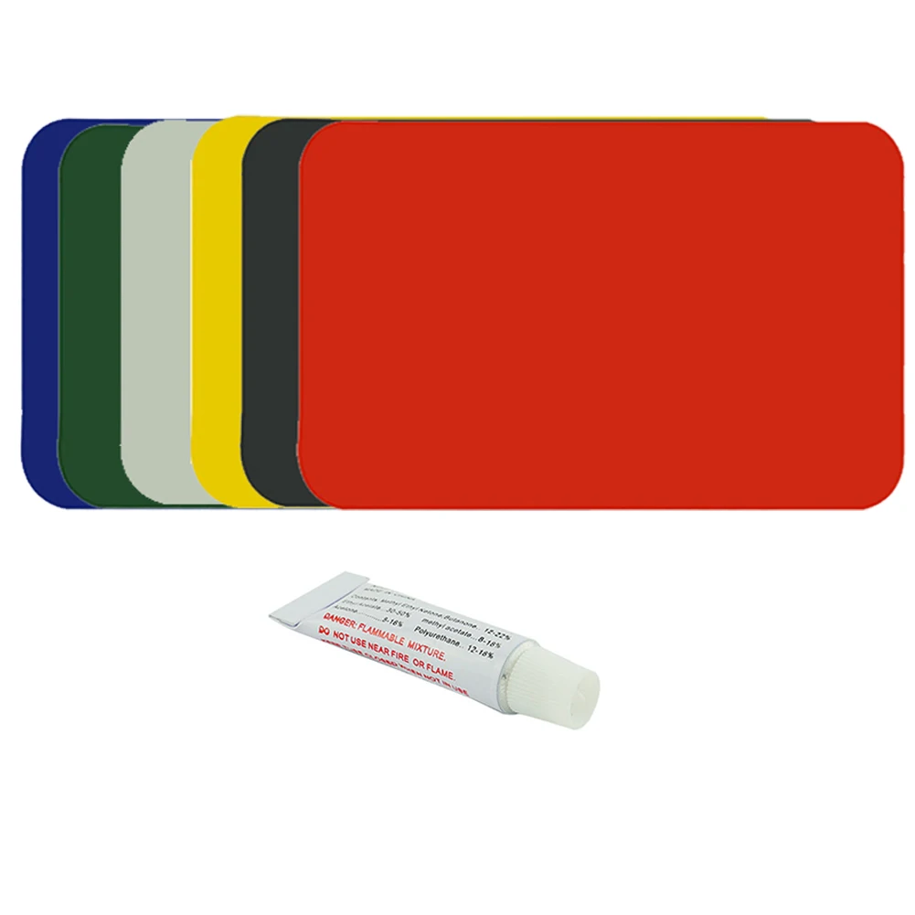 new 185 125mm inflatable boat kayak special pvc repair patch kit waterproof patch glue rib canoe dinghy air bed with glue New 185*125mm Inflatable Boat Kayak Special PVC Repair Patch Kit Waterproof Patch Glue Rib Canoe Dinghy Air Bed With Glue