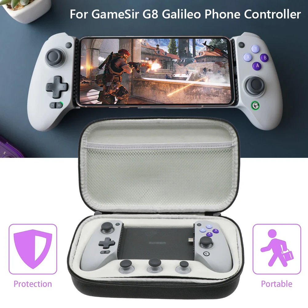 For GameSir G8 Galileo Game Controller Storage Bag Portable