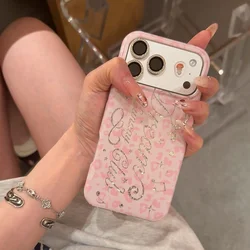Chic Laser Silver Pink Leopard Print Phone Case with Stylish Lettering - iPhone 12 Mini (Only case)