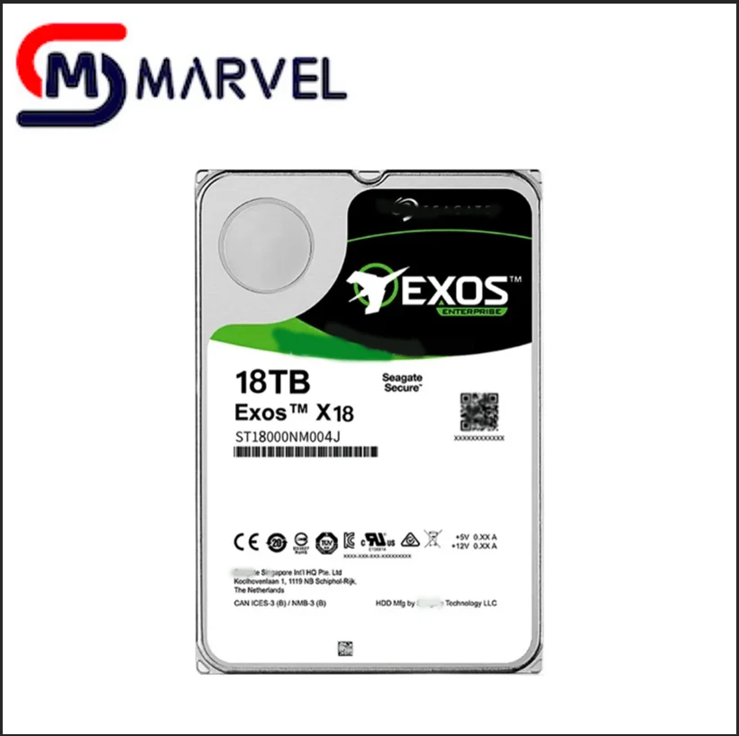 

Жесткий диск HDD ST18000NM004J X18 18 ТБ 7200 об/мин Enterprise 256 Мб 3,5 дюйма SAS
