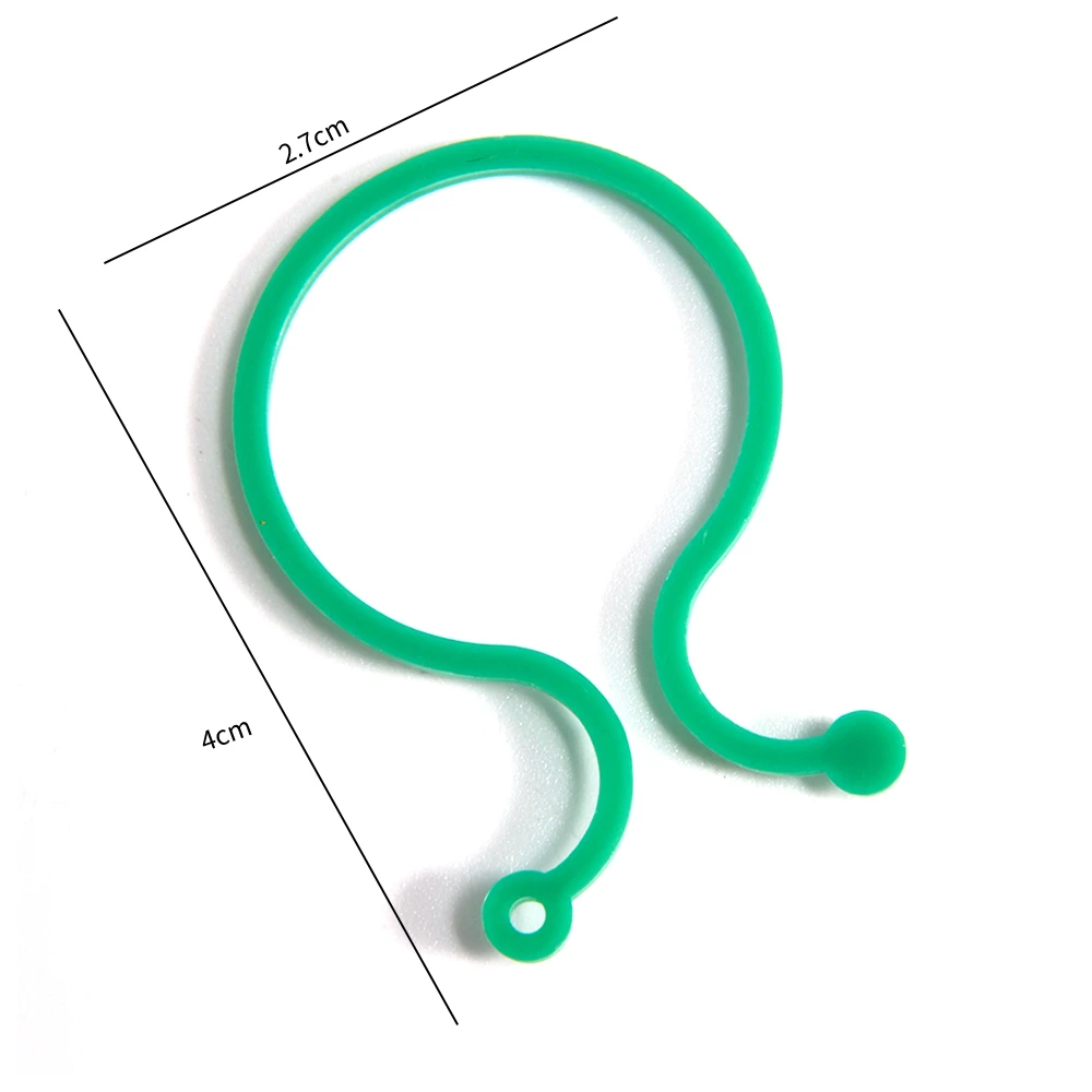 50/100 Pcs Plant Clips Garter Plants Clip Reusable Garden Plant Support Rill Greenhouse Seeding Vines Clamp Support plant ties plastic plant cable ties plastic plant supports plant clips plastic plant clips