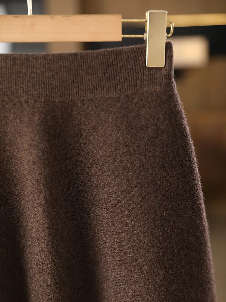 addonee Merino Wool Skirt texture close-up