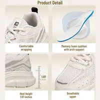 Baasploa femmes chaussures de sport en plein air léger respirant Jogging baskets femme décontracté maille anti-dérapant à lacets chaussures de course 5