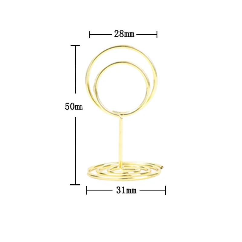 Metal Place Card Holders 12/1Pcs for place card holders