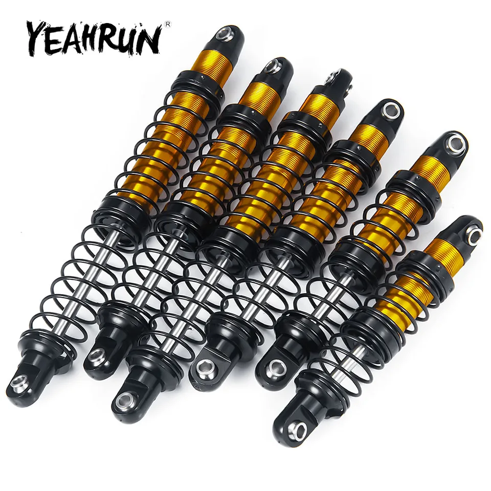 YEAHRUN 4Pcs 금속 오일 충격 흡수 장치 댐퍼 70/80/90/100/110/120mm 축 SCX10 90046 TRX-4  TRX-6 1/10 RC 크롤러 자동차 부품 - AliExpress