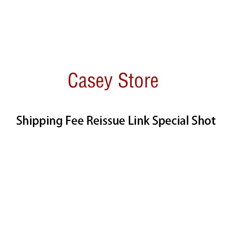 Shipping Fee Reissue Link Special Shot