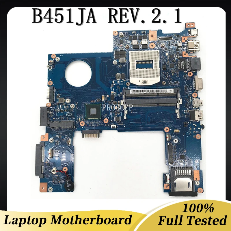 High Quality Mainboard Free Shipping For Laptop Motherboard ASUS B451J B451JA REV.2.1 DDR3 100%  Working Well