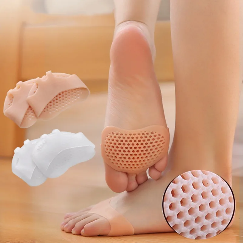 2pcs Silicone Metatarsal Pads Toe Separator Pain Relief Foot Pads Orthotics  Foot Massage Insoles Forefoot Socks Foot Care Tool - AliExpress