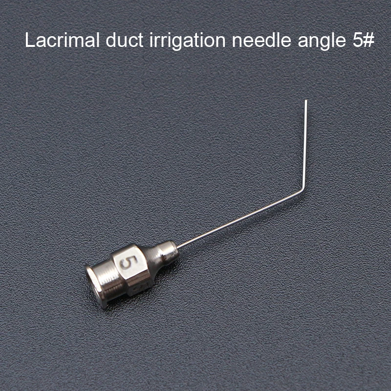 Ophthalmic instruments stainless steel lacrimal duct irrigation needle arc angle straight dental surgery irrigation needle ophthalmic surgical instruments pet grooming smock disposable injection pen needle microsurgery suture needle