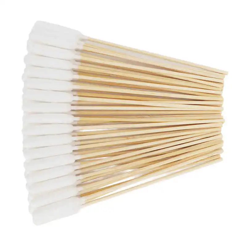 100Pcs Dog Cat Cotton Buds Professional Dirt Removal Bamboo Stick Cotton Swabs for Cleaning Dogs Ears 2