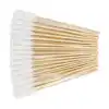 100Pcs Dog Cat Cotton Buds Professional Dirt Removal Bamboo Stick Cotton Swabs for Cleaning Dogs Ears 2