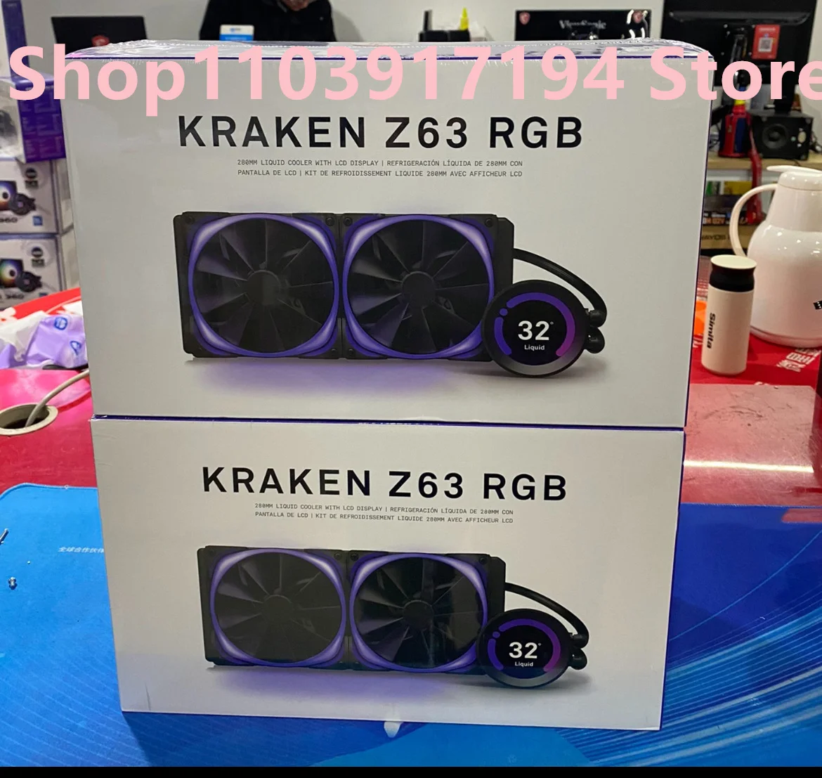 Kraken Z63 RGB for NZXT 280mm All-in-One (AIO) liquid cooler
