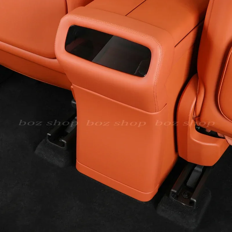 Rear Anti-kick Pad Interior Modification Refrigerator Air Conditioner Anti-kick Board Cover Car Interior Accessories For AITO M9