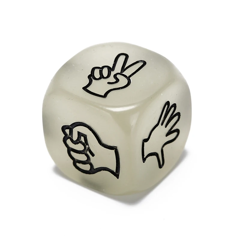 2pcs funny 2cm noctilucent dice drinking dice acrylic for game party bar