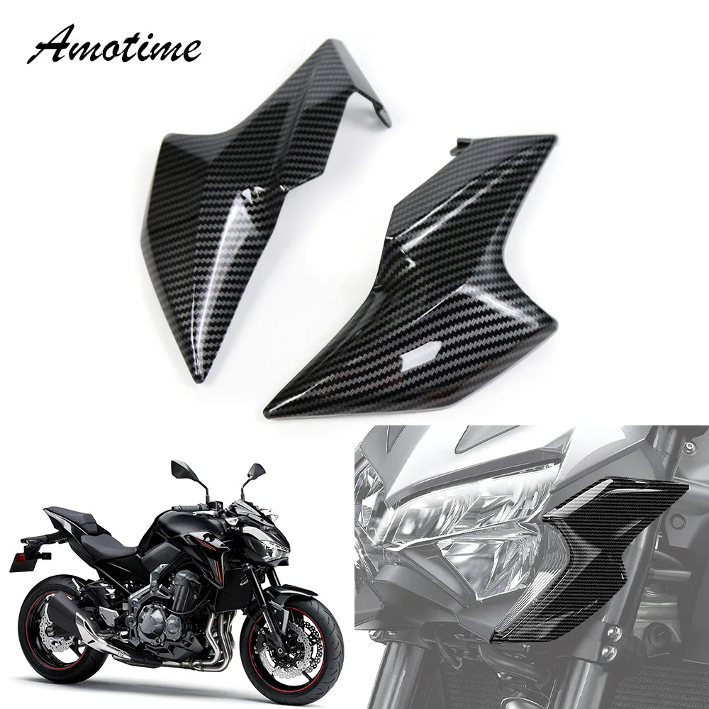 

Передняя обтекатель для Kawasaki Z900 ZR900 2020 2021 2022 2023 купол над большой дымовой трубой боковая пластина аксессуары для мотоциклов