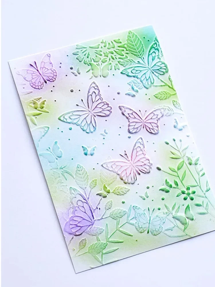 Description Picture 3 of item1pc 3D Plastic Embossing Folder Template for DIY Scrapbooking Craft Photo Album Card Holiday Handmade Decoration Supplies