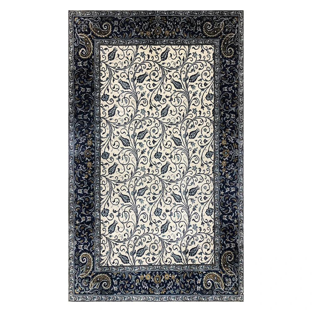 

Carpet Hand Knotted Silk Rugs Home Decor Mat Size 2.1'X3.1'