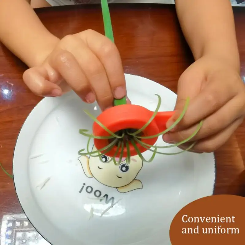 Shred Silk Knife Affettatrice Scalogno Cutter Speedy Food Chopper Cucina Vegetale Outils Cipolla Trituratore Accessori Da Cucina