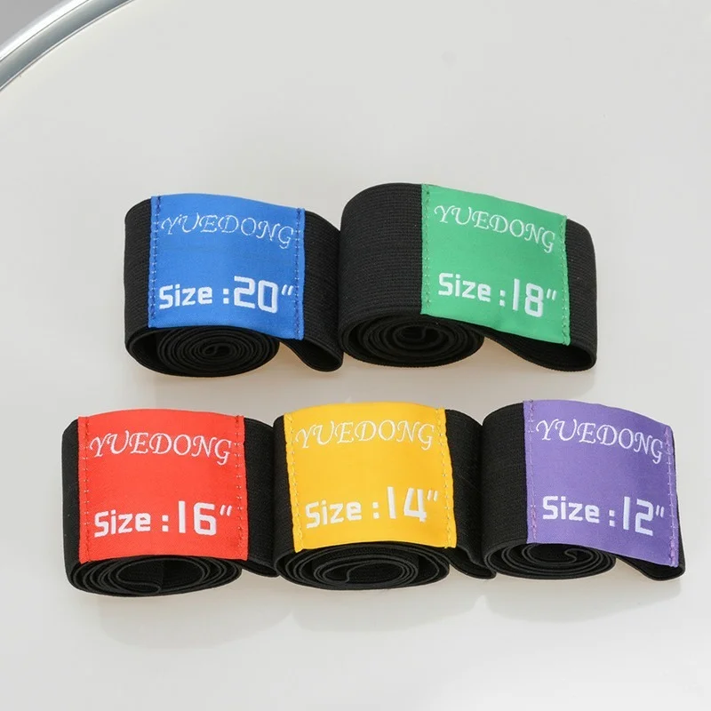 1 Pcs Elastic Belt Dampener For Drumming Practice Pad Drum Kit Parts drum dampeners drum percussion accessories drum accessories drum mute sleeve