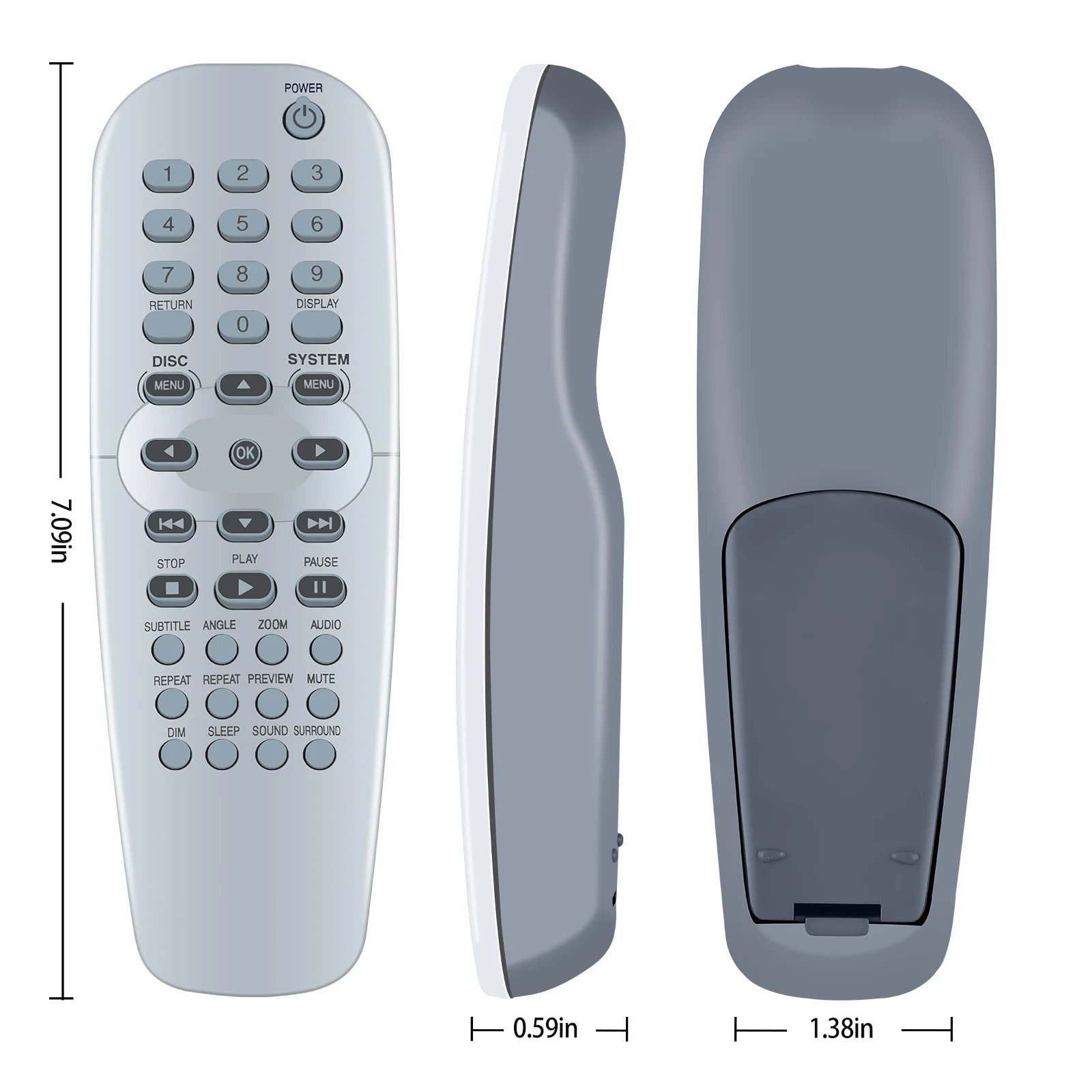 NUOVO* Telecomando RM-Series DVD/VCR Per Philips DVP3055V/02