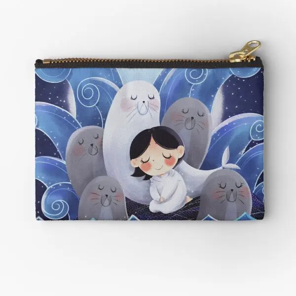 

Мешочки на молнии Song Of The Sea, маленькая упаковка для ключей, косметический кошелек для трусиков, женская сумка для нижнего белья, сумка для хранения носков, монет, чистый карман