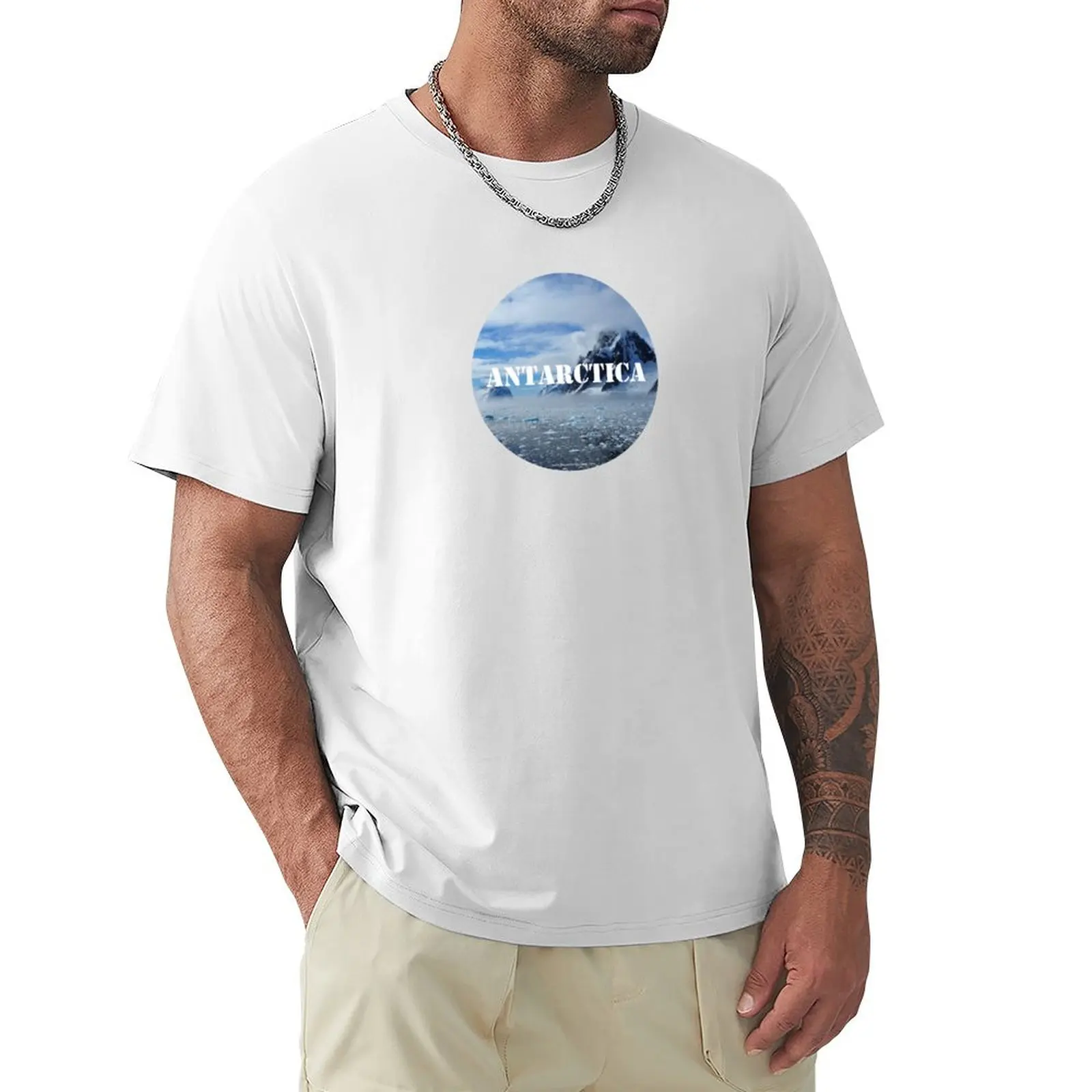 

Antarctica T-Shirt quick drying summer clothes aesthetic clothes customizeds plain t shirts men