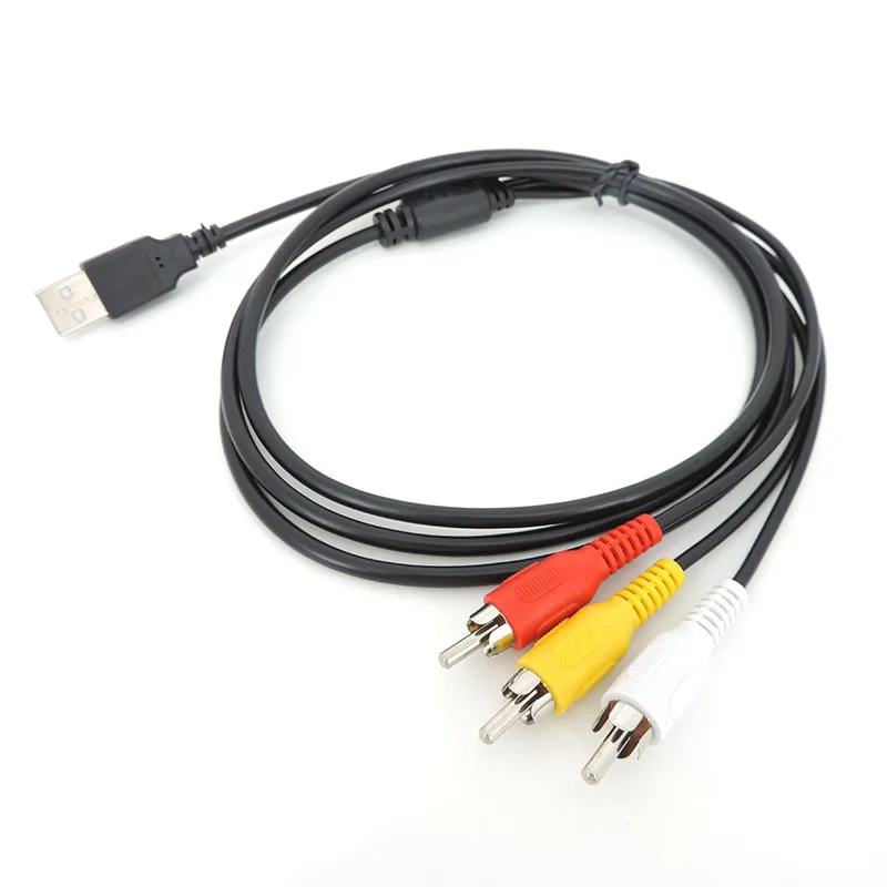 

Кабель-переходник со штекера USB 1,5 на 3RCA, 2,0 м