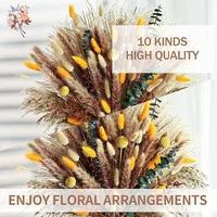 Natural Pampas Bouquet Reed Dried Flowers Wedding Boho