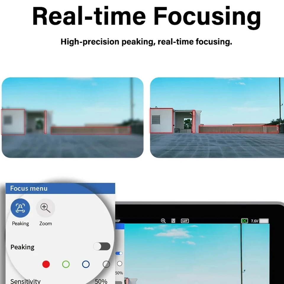 SHIMBOL Memory I Pro 5.5" 3D LUT HDMI & 3G-SDI Touchscreen Video Field Monitor 2200nits On Camera Monitor for Film Studio