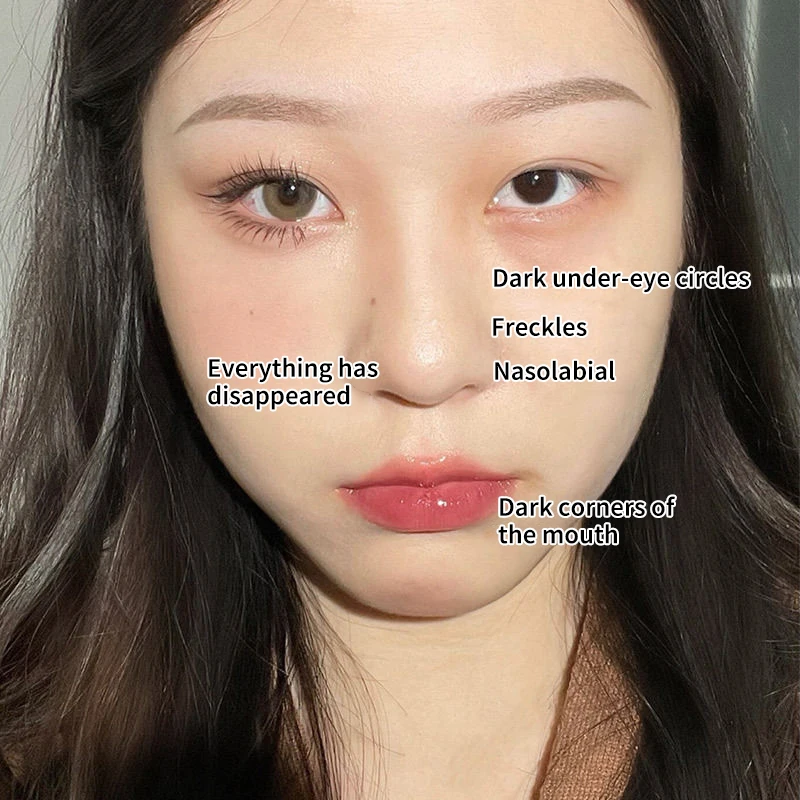 3 Colors Concealer Cream Full Coverage Spot Acne Dark Circles Contour Concealer Palette With Brush Moisturizing Cosmetics Makeup