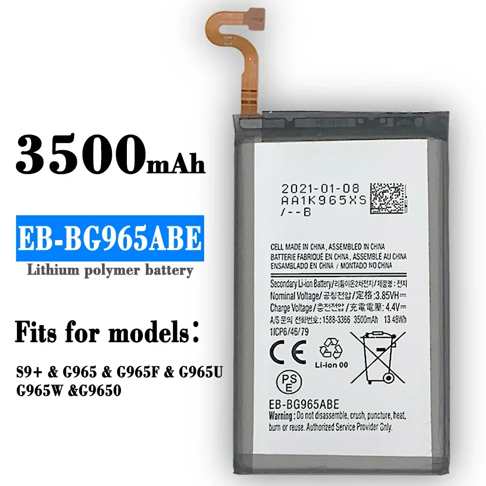 EB-BG965ABE Rechargeable Battery For Samsung Galaxy S9+ S9 Plus SM