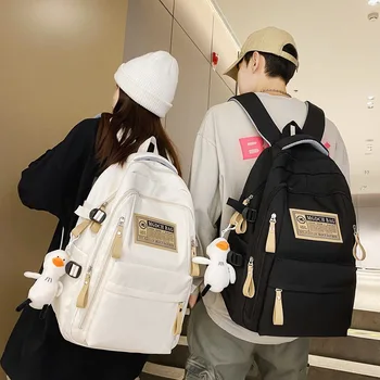 Zaino da scuola per studenti grandi alla moda Zaino per ragazze Borsa da scuola per ragazzi Zaino da donna ad alta capacità Zaino da viaggio per il tempo libero femminile Mochila