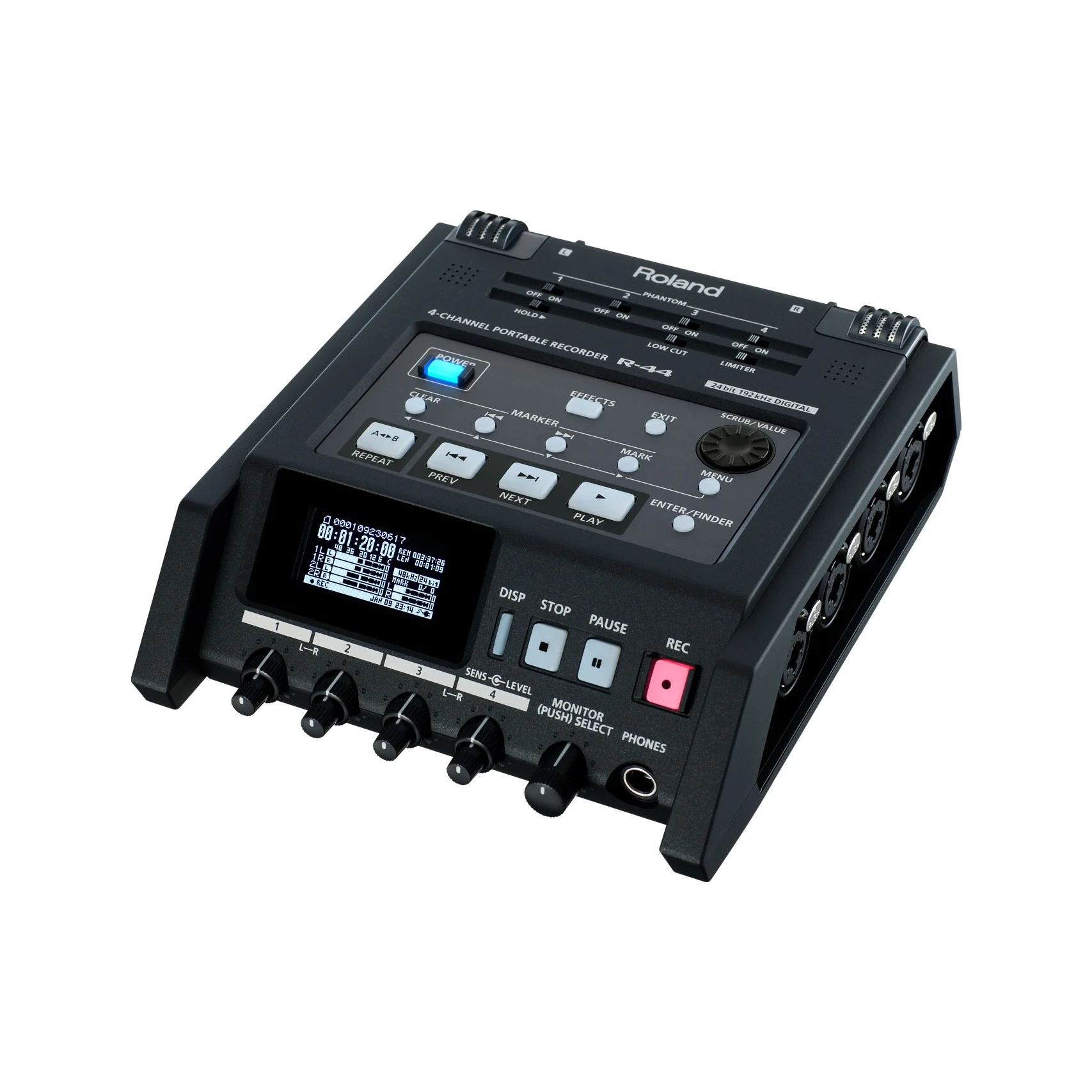 Roland R-44 Professional compact high-density four-track recorder 
