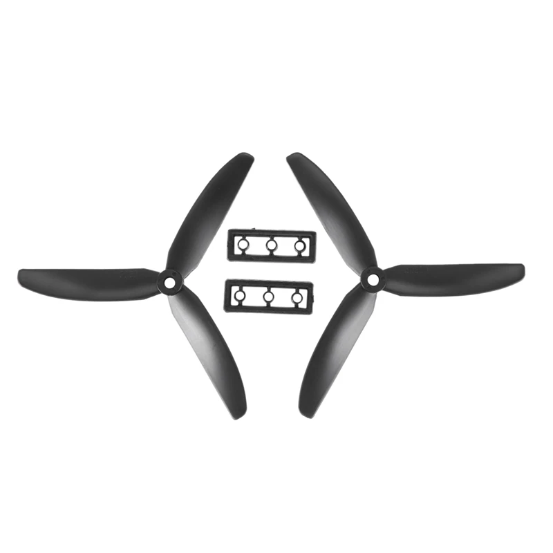 

4 Pair 5030 3-Blades Direct Drive Propeller Prop CW/CCW For RC Airplane Aircraft (Black)