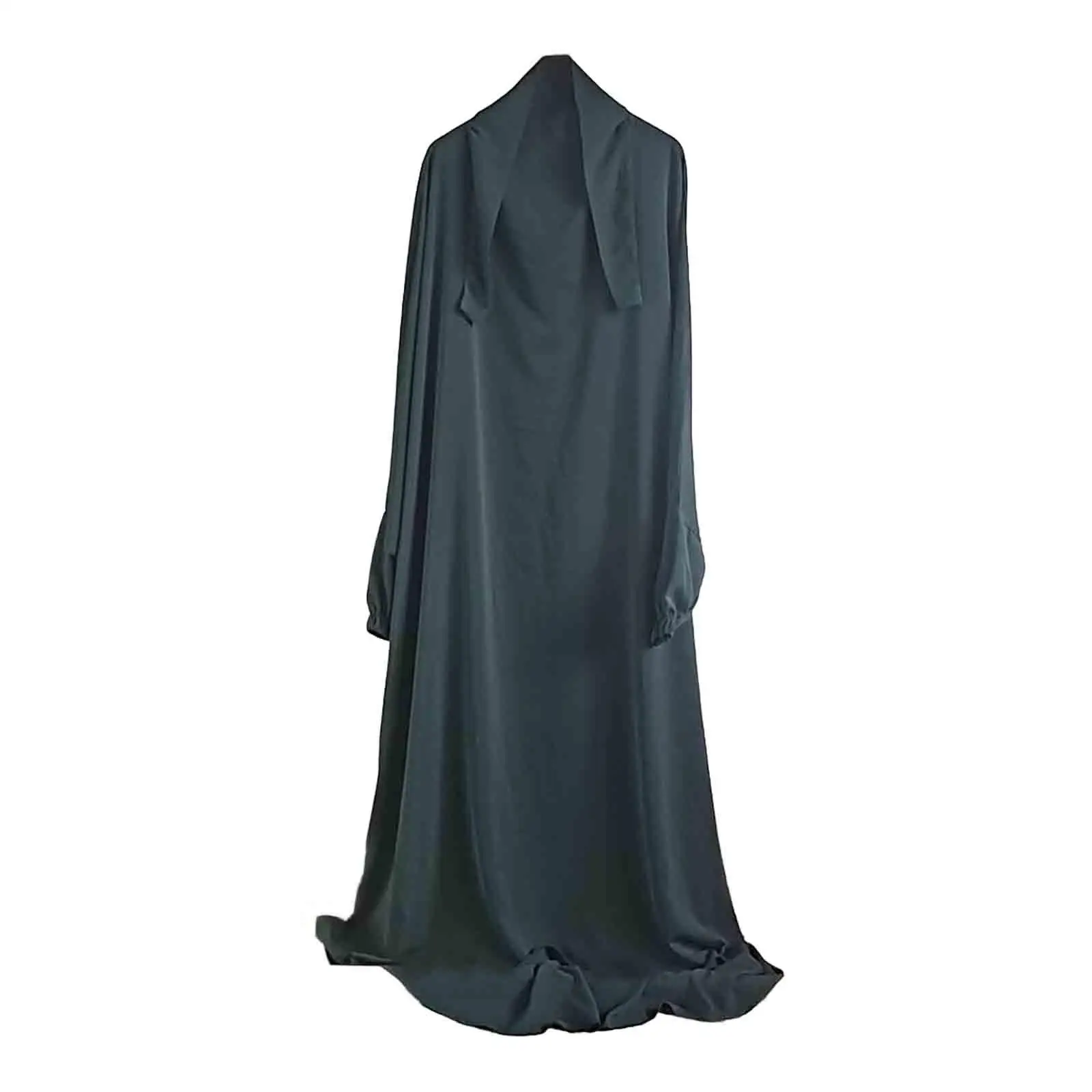 Prayer Long Robe Womens Full Cover Dubai Dresses Arabe Garment Ramadan Outfits Islam Turkish Islamic Hijab Abaya Hooded Abaya