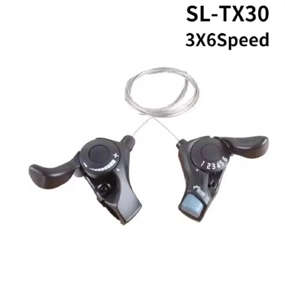 SHIMANO Tourney SL TX30 Bicycle Shift Lever 6/7s 18/21 3 Speed with Inner gear cable bicycle shift lever