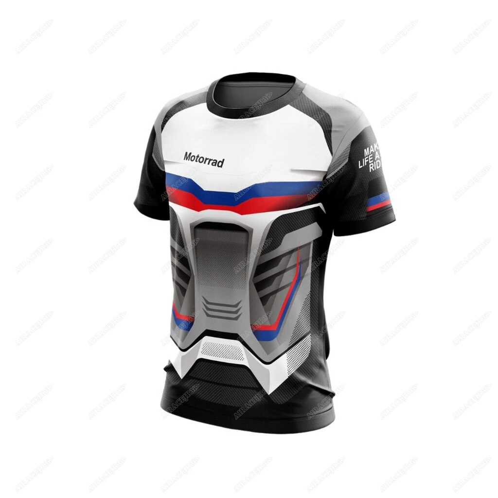Motorcycle Shirt ADVENTURE Racing Team Motorsport T-Shirt for BMW Men's Quick Dry Breathable Jerseys