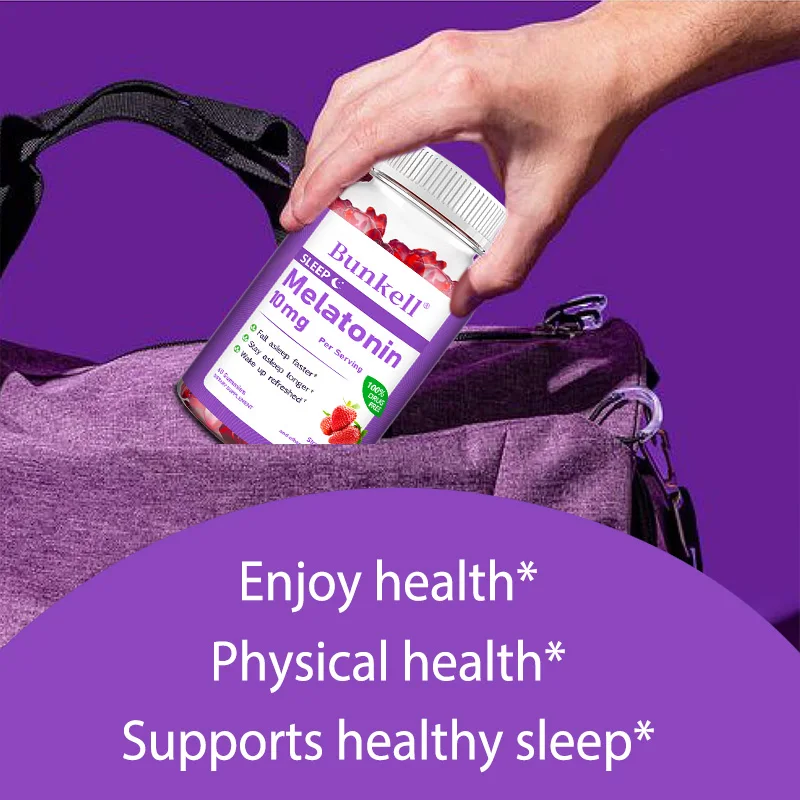 Melatonin Gummies 10 Mg - Fall Asleep Naturally, Fight Insomnia, Support Immunity, and Improve Rest Quality, 30/60 Gummies 11 S6ce9d96d7c164241a060c2f14cc75cdeE